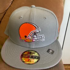 Cleveland Browns New Era NFL fitted hat 7 3/8