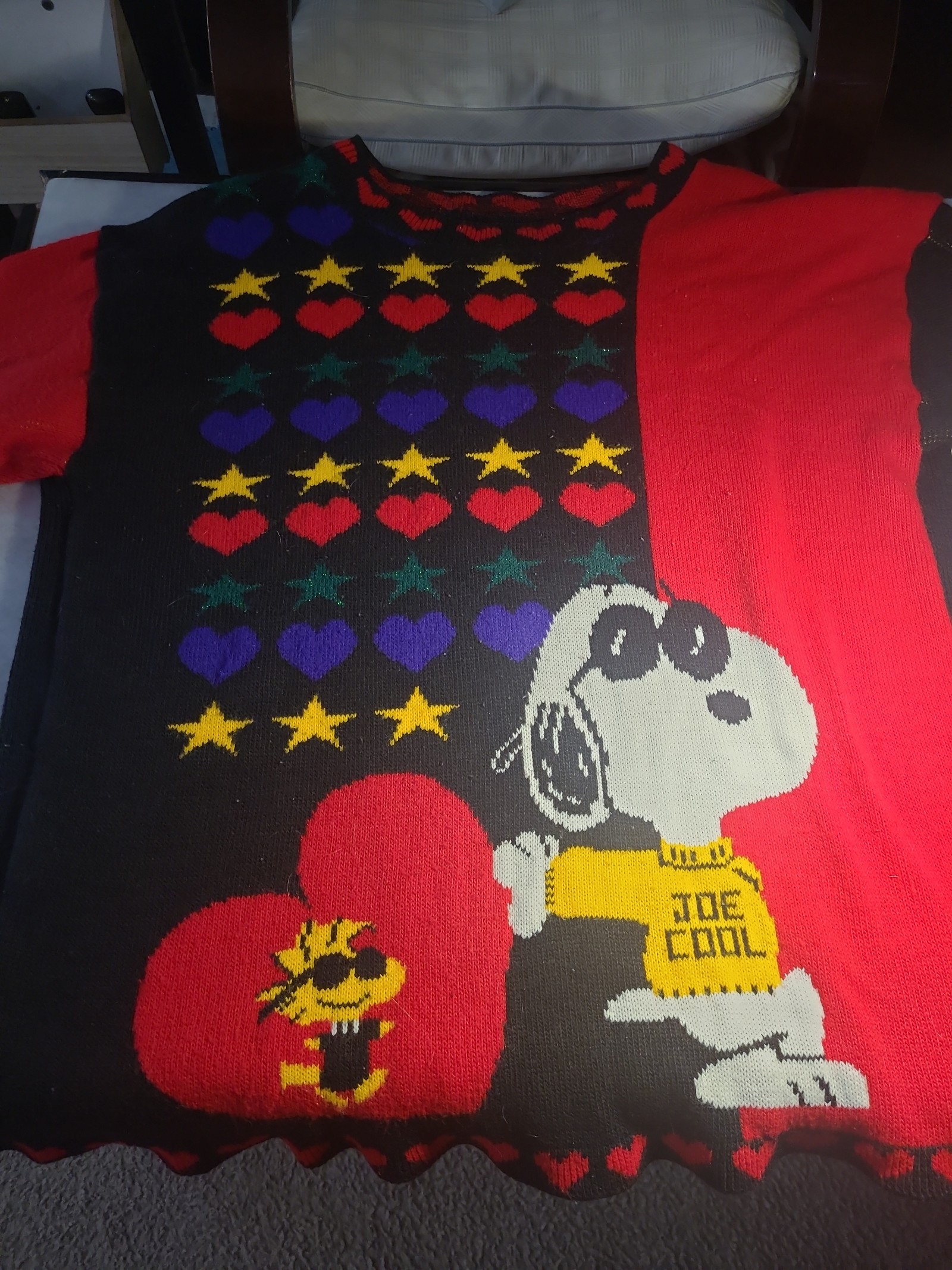 Vintage plus size snoopy sweater