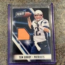 2018 Panini National Convention - Relics Pylon, White Jersey #TB Tom Brady (MEM)