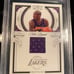 National Treasures Kobe Bryant Century Materials Game Worn /99 Pop 2 BGS Card