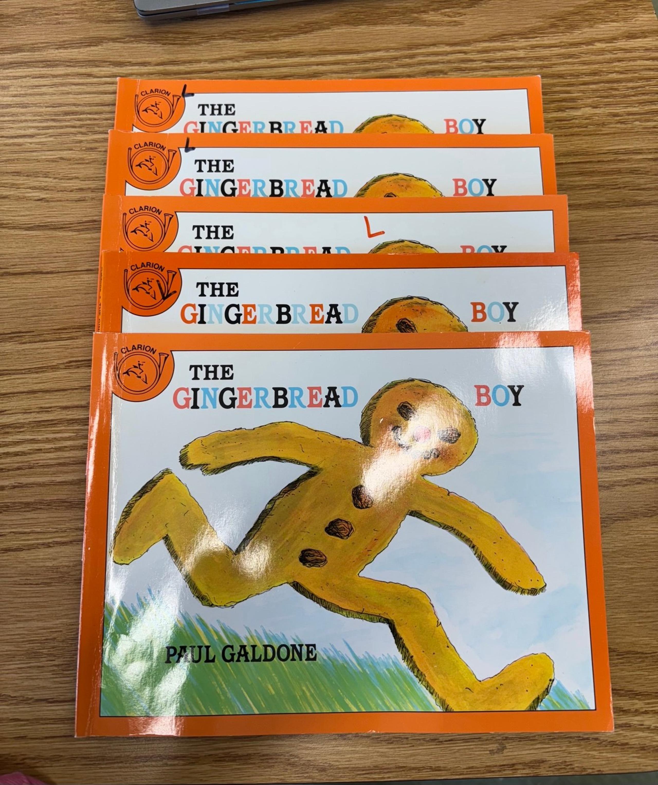 Books “The Gingerbread Boy” by Paul Galdone
