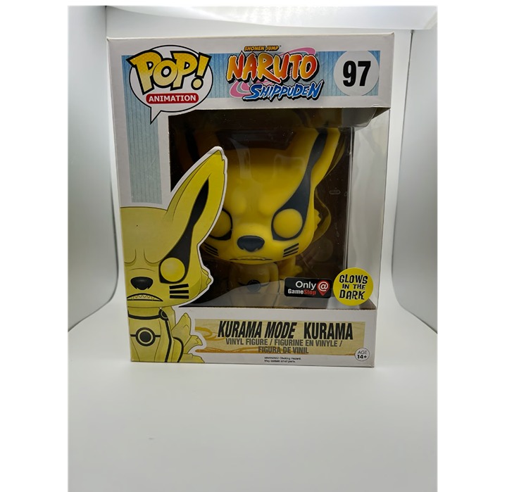 Naruto Shippuden Kurama Mode Kurama GITD Only at Gamestop 97 Funko Pop