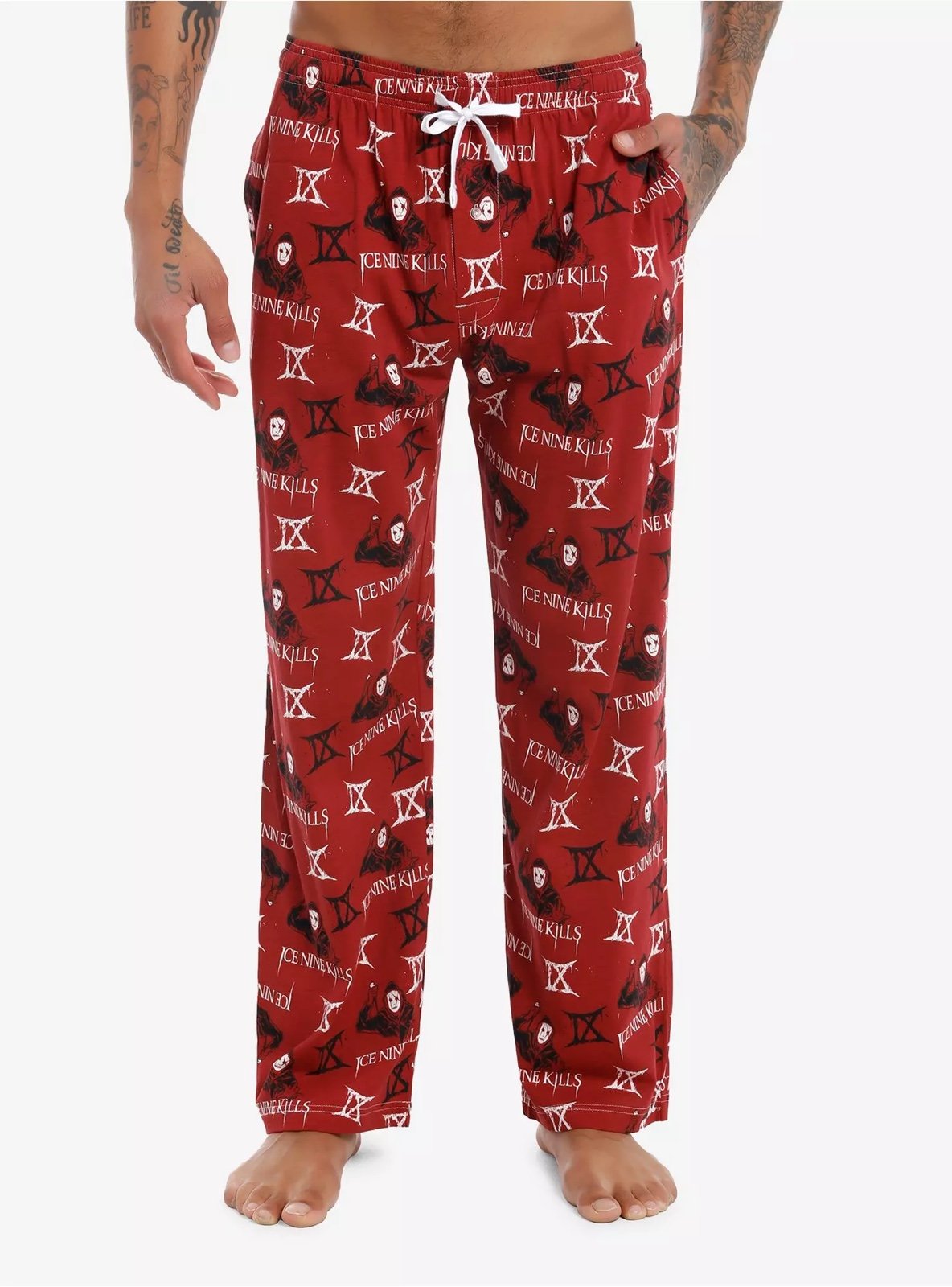 Unisex Ice Nine Kills Logo Slasher Pajama Pants Hot Topic Horrorwood