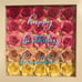 Birthday gift flower shadow box