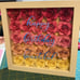 Birthday gift flower shadow box