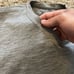 Woolly Merino Wool Knit V Neck Sweater Large