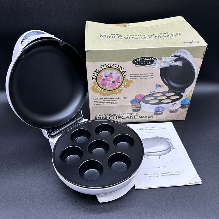 (Open Box) The Original Fast Mini Cupcake Maker Only 5 Minutes