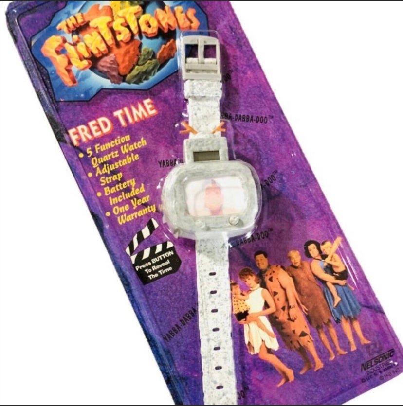 Vintage 90’s Flinstones Watch by Nelsonic / Factory sealed