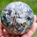 Kyanite Crystal Orgonite Sphere from Zimbabwe