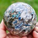 Kyanite Crystal Orgonite Sphere from Zimbabwe