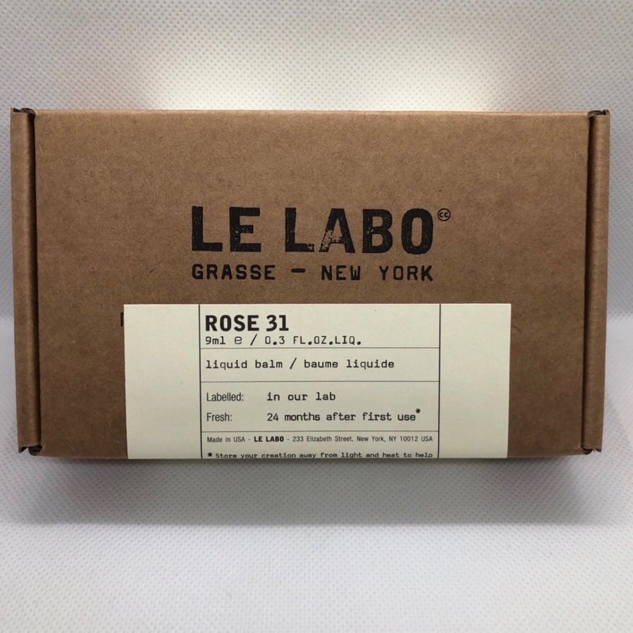 New/Le Labo Rose 31 Liquid Balm 0.30fl.oz/9ml