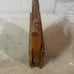 Handmade wooden footrest or potstand.