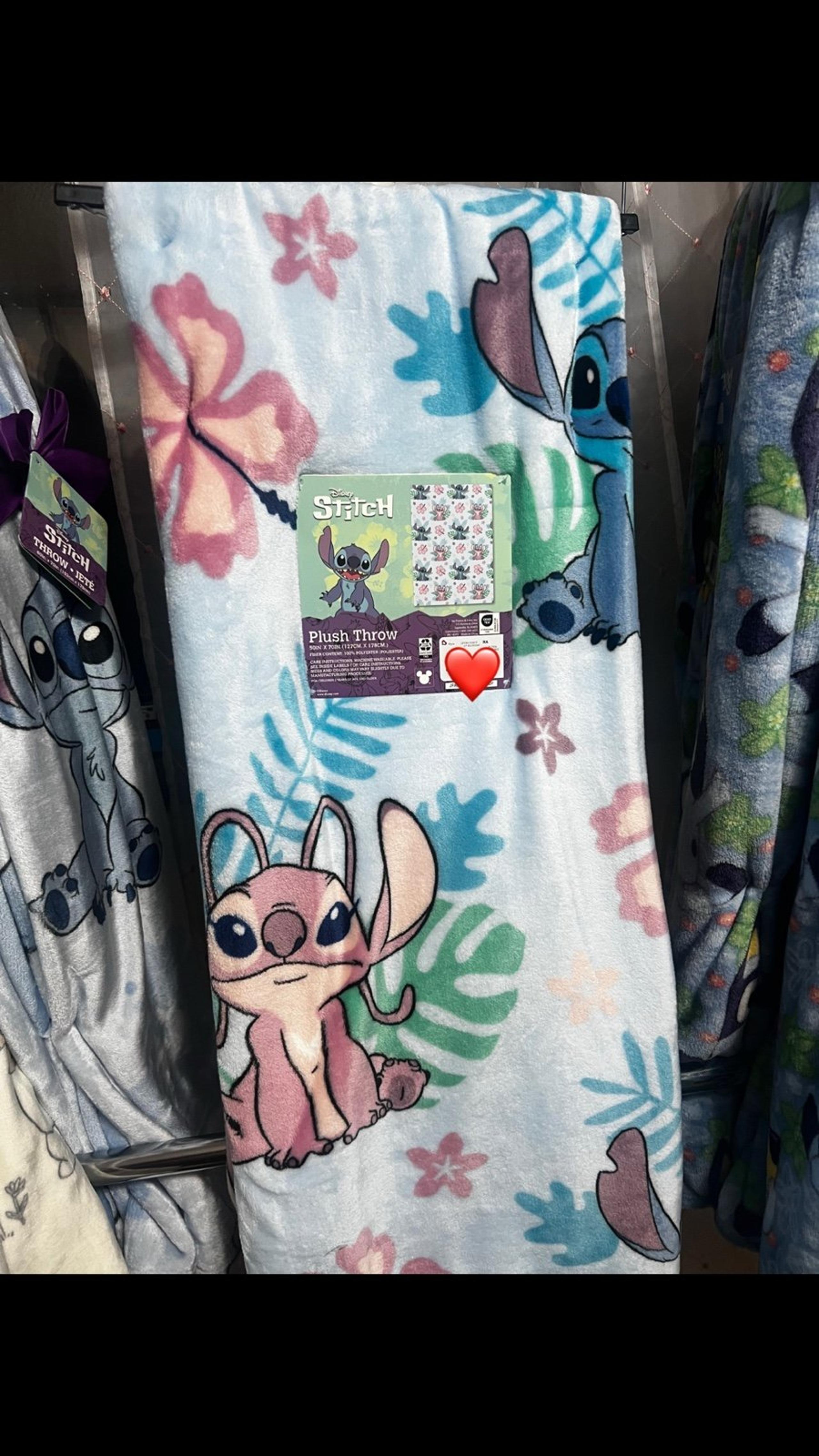 Disney Stitch & Angel Blanket/Throw