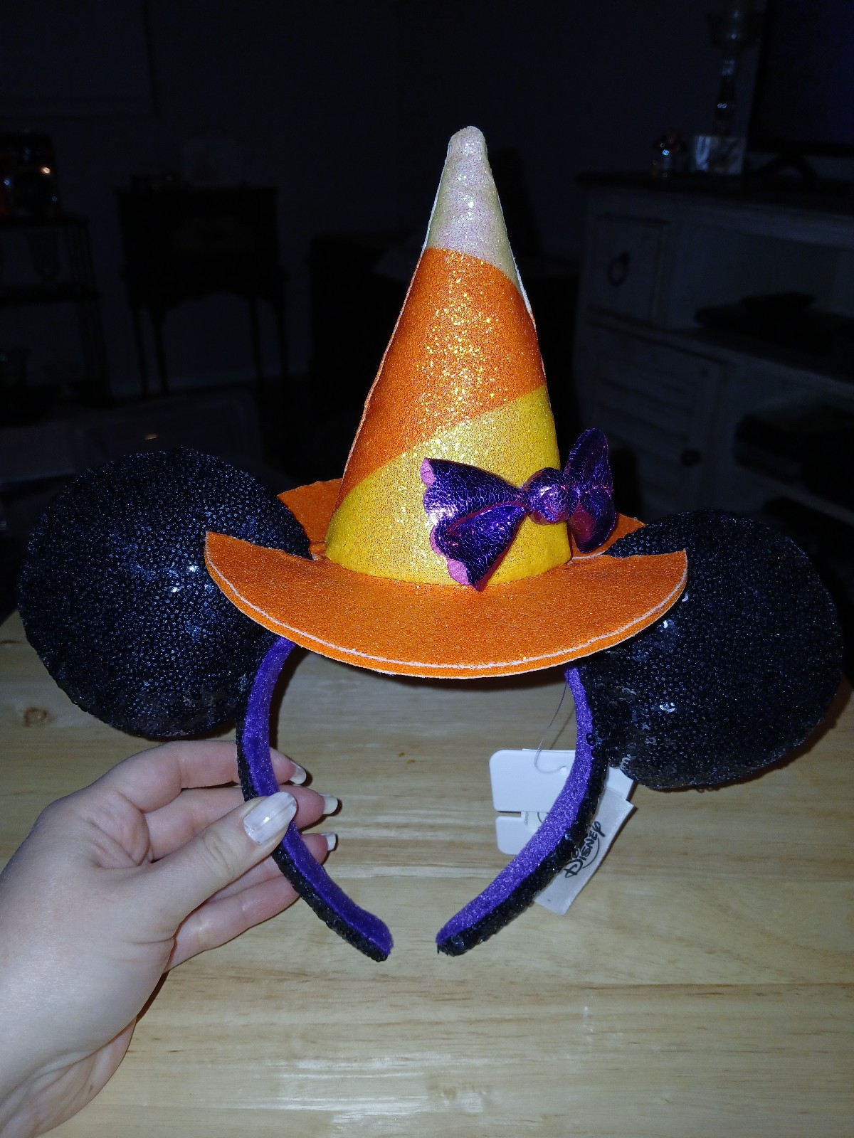 Minnie Mouse Halloween Witch Hat Ears
