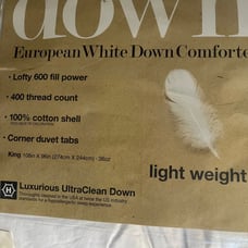 Charter Club down comforter lightweight queen