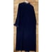 Vintage Correlations JCPenney Velour Blue Robe Women's Large Ruffle Loungewear