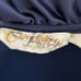 Vintage Correlations JCPenney Velour Blue Robe Women's Large Ruffle Loungewear