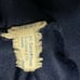 Vintage Correlations JCPenney Velour Blue Robe Women's Large Ruffle Loungewear