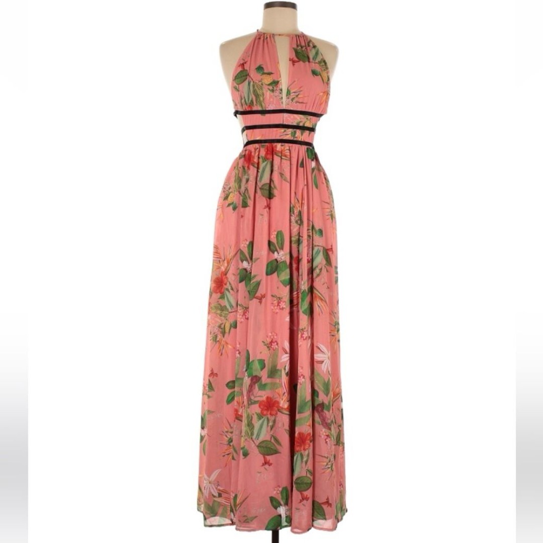 NWOT Express Side Cutout Maxi Dress
