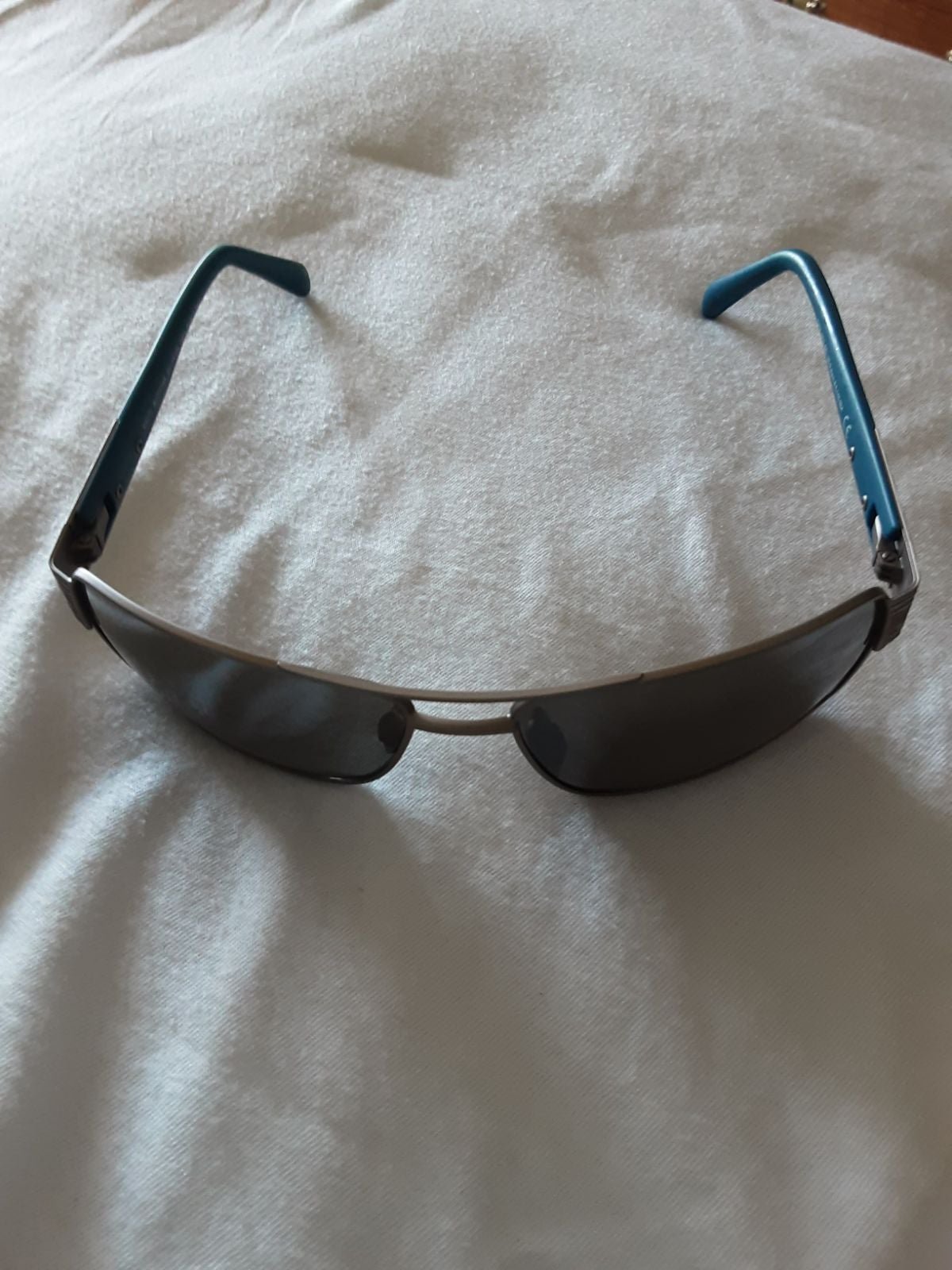 Silver/Blue Maui Jim Sunglasses
