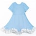 Elsa Ana Olaf Boutique Sleeveless Ruffle Dress with hairbow