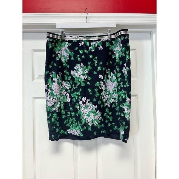 Talbots The Oprah Collection Magazine Floral Skirt sz 20W