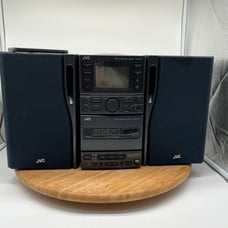 JVC UX-A5 Micro Stereo System Cassette CD Radio AUX tested working. Please see a