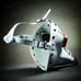 White Plague Doctor Mask Halloween Red Bird Nose Beak Leather Steampunk #1076