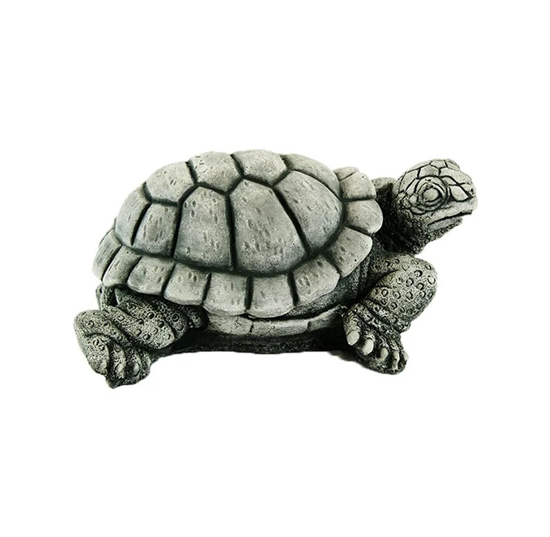 Turtle Garden Statue - Cement Turtle Statue - Garden Art Deco Statue
