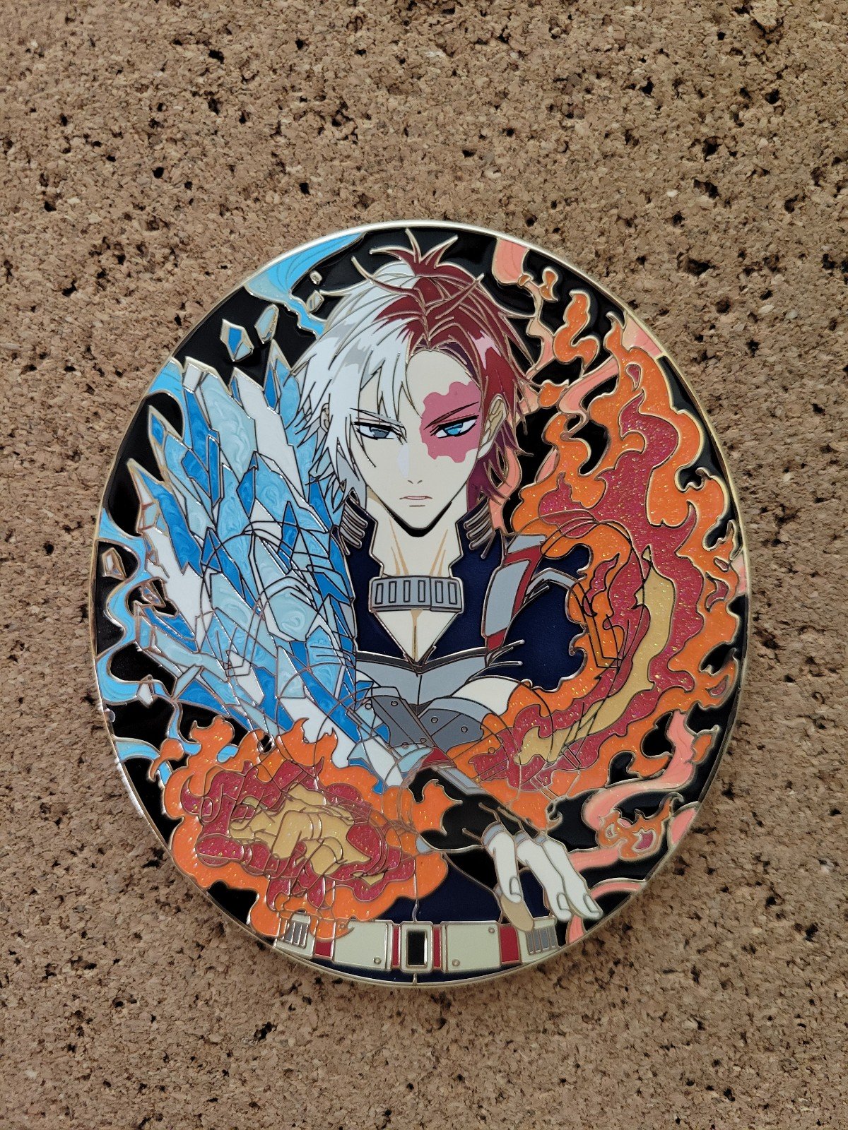 BNHA MHA My Hero Academia Todoroki enamel pin by mintyxpins