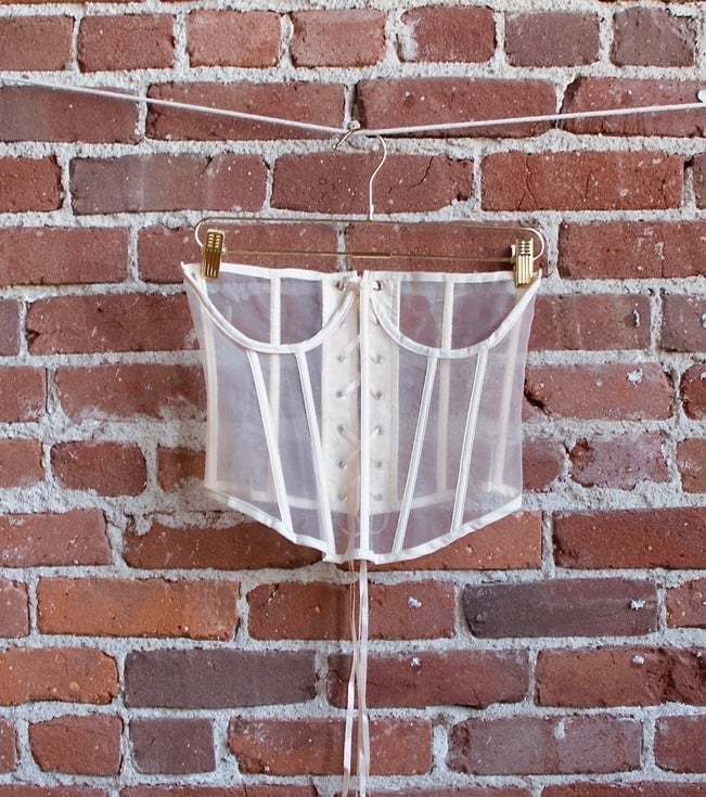 NWT - BEATRIX CORSET TOP - CREAM