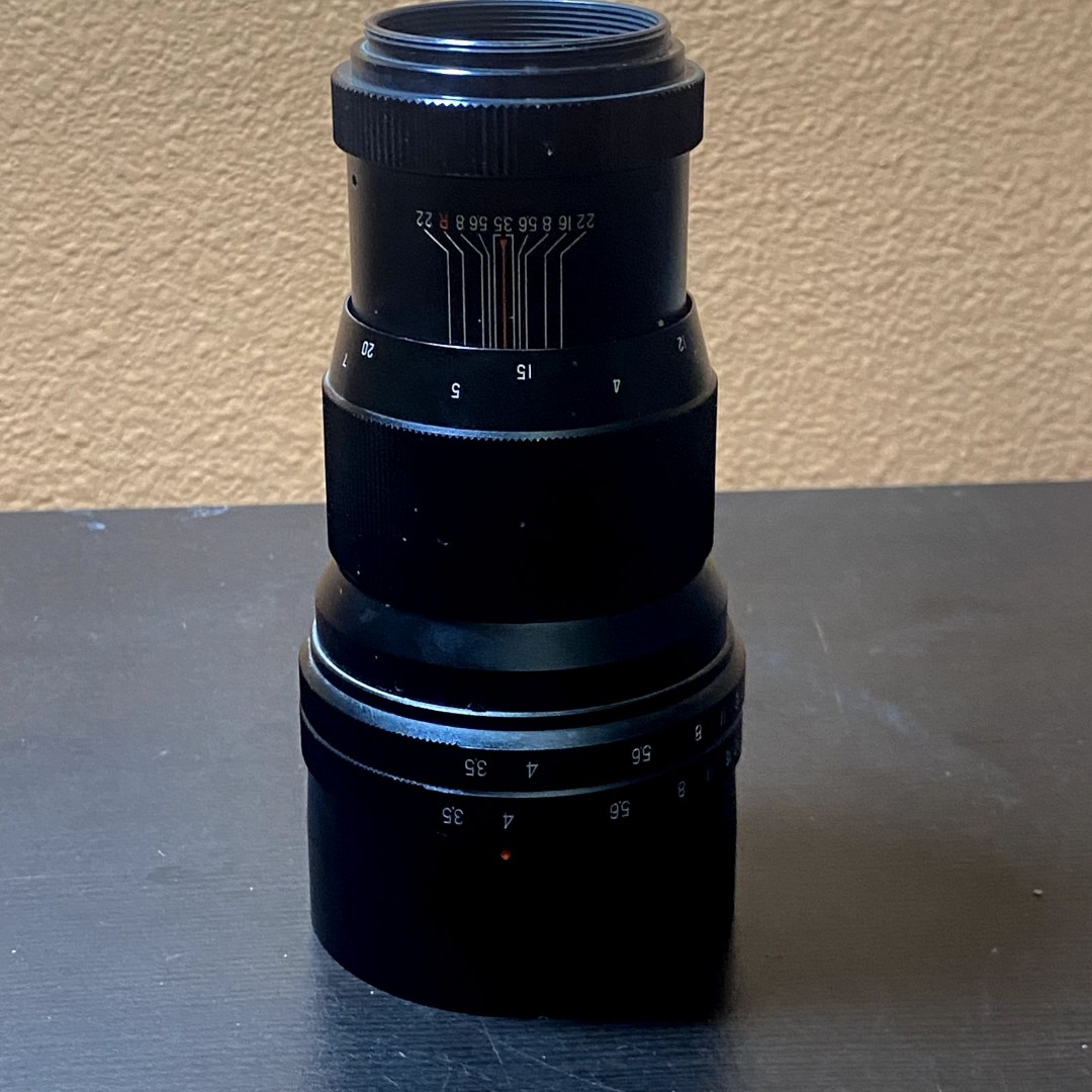 Vintage Vivitar Tele f=200mm 1:3.5 Telephoto Camera Lens