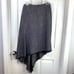 Anne Klein Scarf Hem Skirt Gray Sz 8