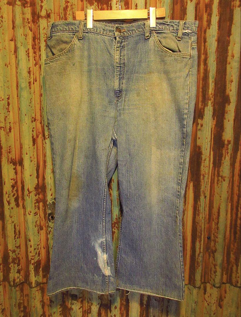 ● 70's Levi's 646 Actual Measurement W106cm ● W42 Big E Vintage Bell Bottoms