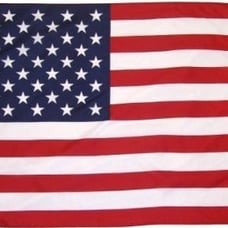 American Flag by DuraFlag 3ft x 5ft Embroidered Stars Nylon U.S.A.