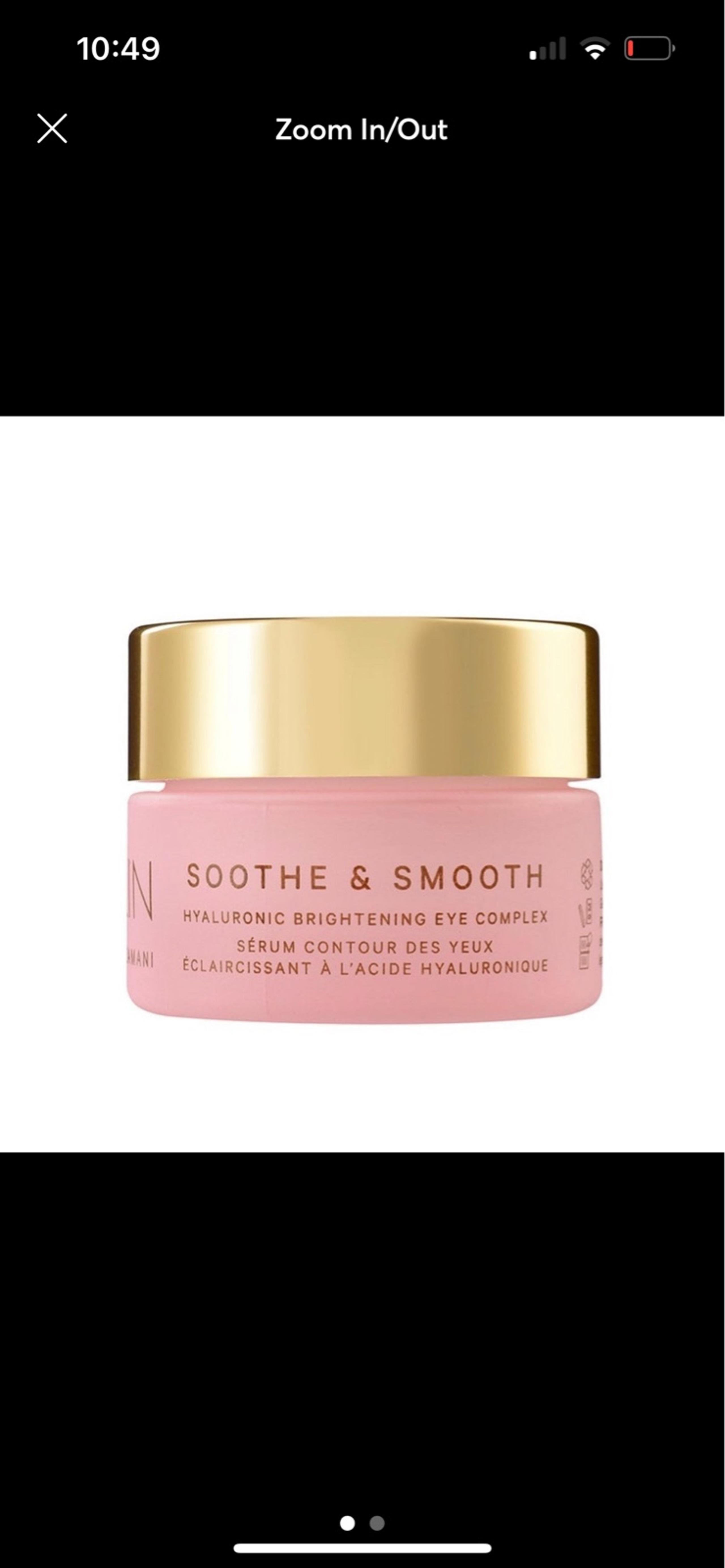 Hyaluronic Brightening Eye Complex Cream by Dr. Maryam Zamani