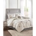 Madison Park Malia 4 Pcs Embroidered Cotton Reversible Duvet Cover Set Ful/Queen