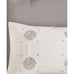 Madison Park Malia 4 Pcs Embroidered Cotton Reversible Duvet Cover Set Ful/Queen
