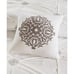 Madison Park Malia 4 Pcs Embroidered Cotton Reversible Duvet Cover Set Ful/Queen