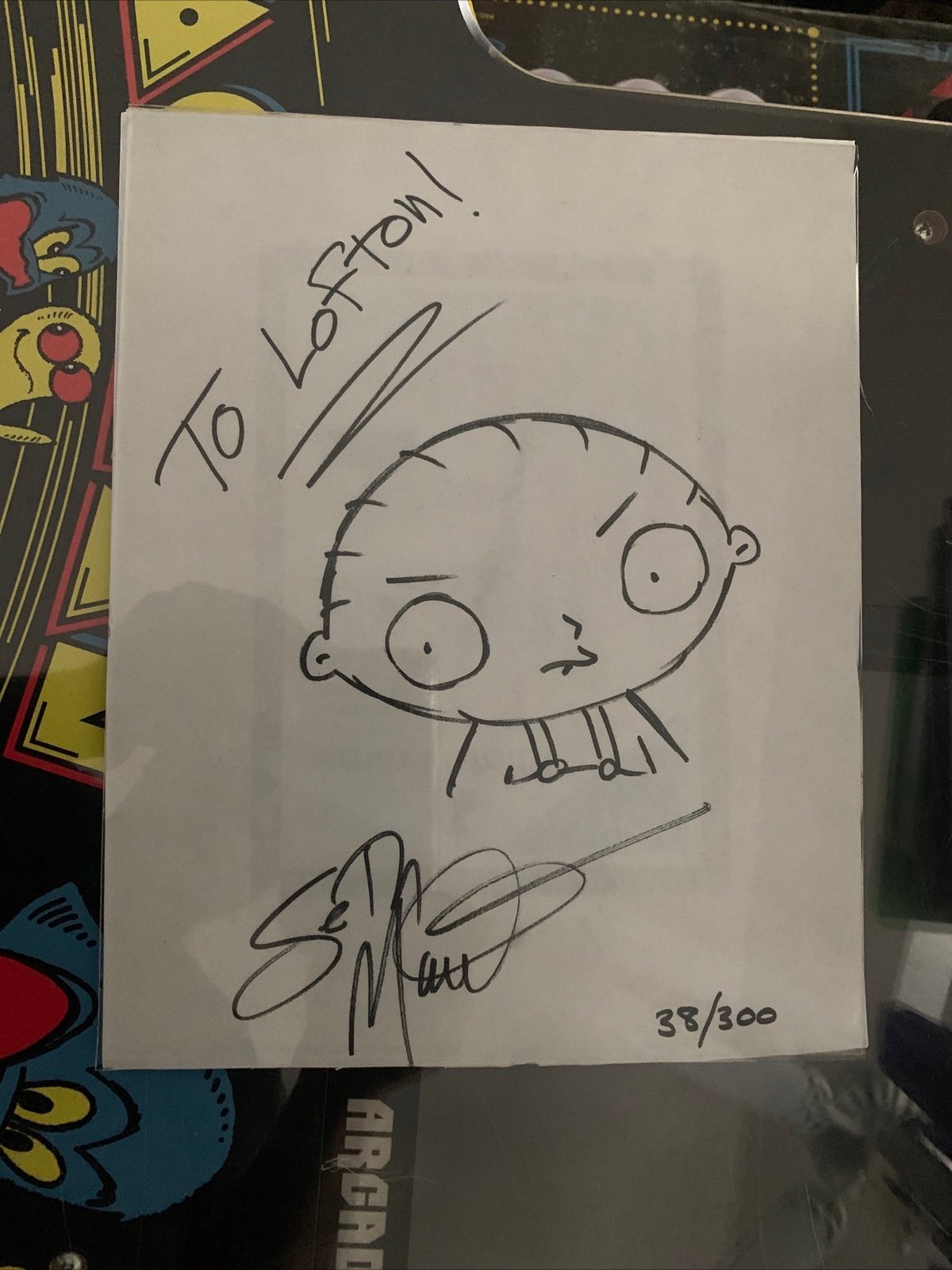 Signed Family Guy by Seth McFarland