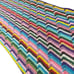 VINTAGE HANDMADE HAND CROCHET KNITTED TABLE RUNNER MULTICOLOR APPROX 74” X 16”