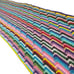 VINTAGE HANDMADE HAND CROCHET KNITTED TABLE RUNNER MULTICOLOR APPROX 74” X 16”