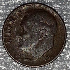 1965 dime no mint mark.