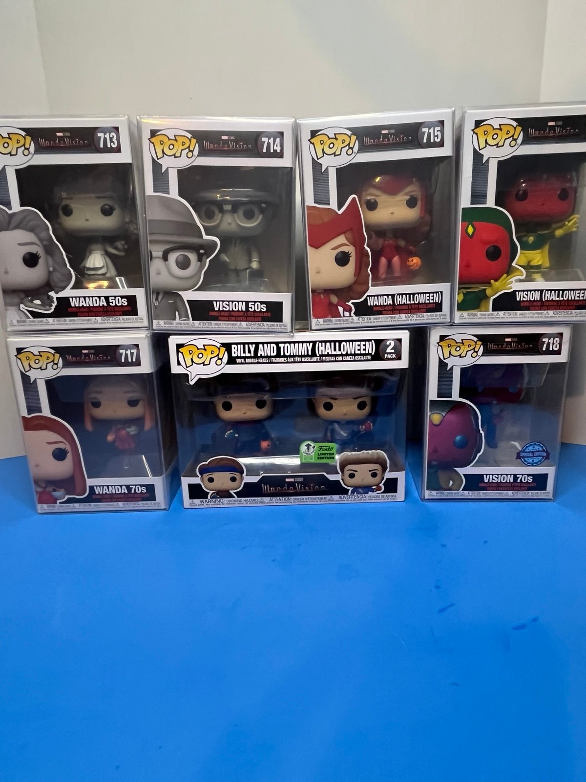 Funko WandaVision (7) Lot Complete Set + Protectors Special & Limited edition