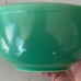 Pyrex mixing bowl in green
