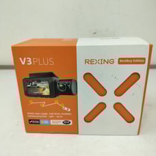 Rexing V3 Plus Front and Cabin Dash Cam Black