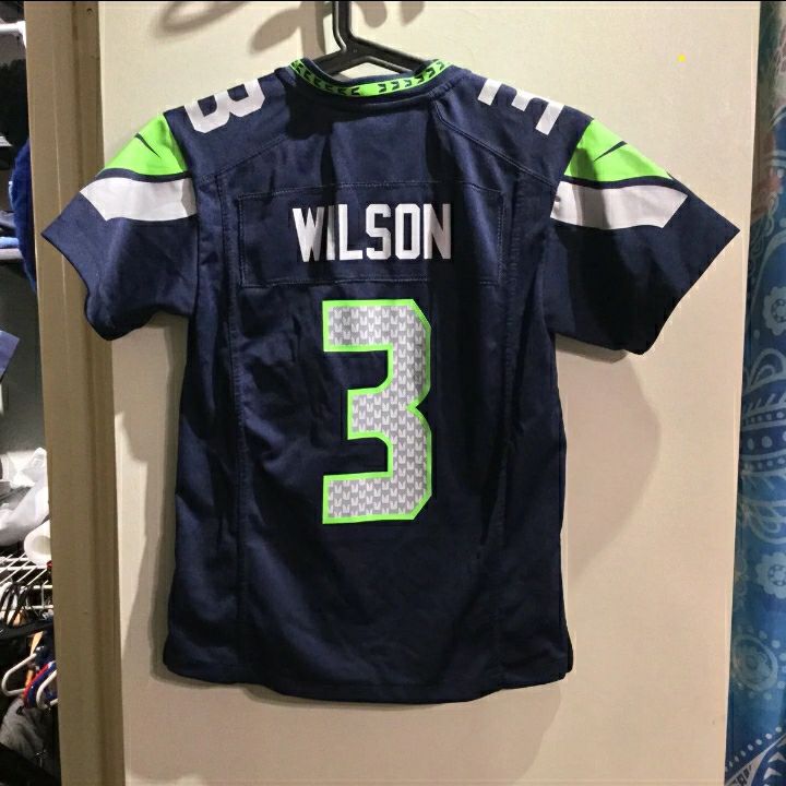 Seahawks Wilson Jersey Size Small