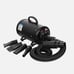 Portable Pet Hair Dryer Quick Blower Heater w/ 4 Nozzles Dog Cat Grooming Black