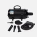 Portable Pet Hair Dryer Quick Blower Heater w/ 4 Nozzles Dog Cat Grooming Black