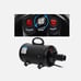 Portable Pet Hair Dryer Quick Blower Heater w/ 4 Nozzles Dog Cat Grooming Black